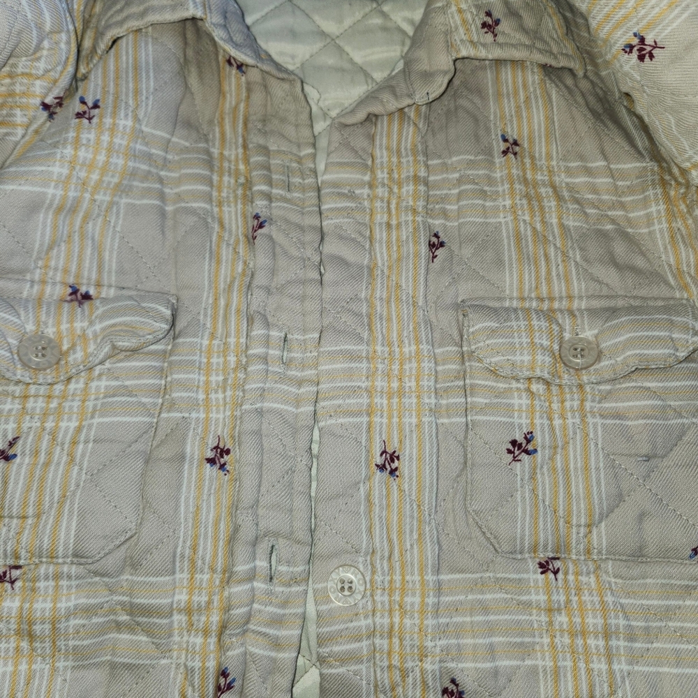 Roxy Quilted Button Down Flannel - image 2